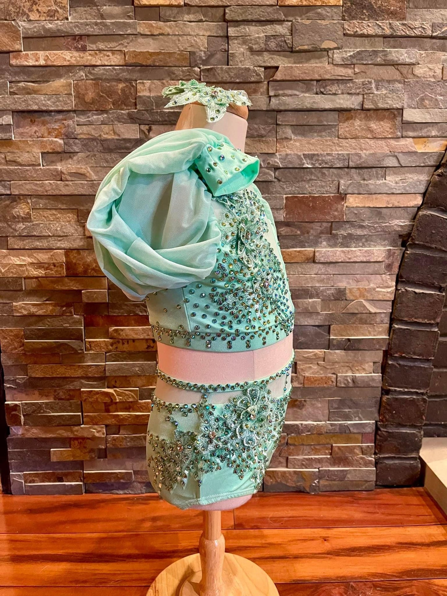 RENTAL: Mint Green Semi-Custom Costume (CS)