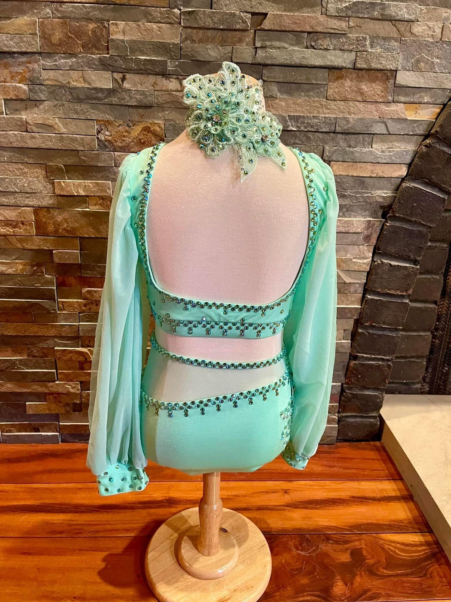 RENTAL: Mint Green Semi-Custom Costume (CS)