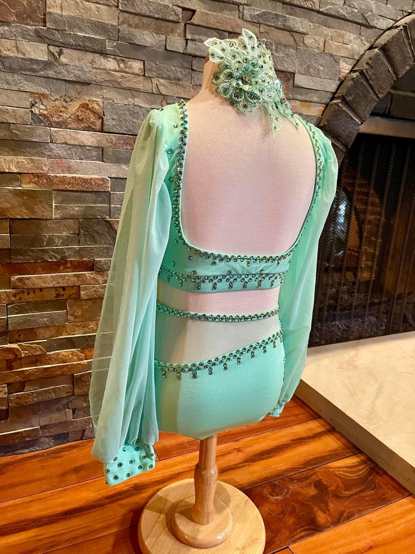 RENTAL: Mint Green Semi-Custom Costume (CS)