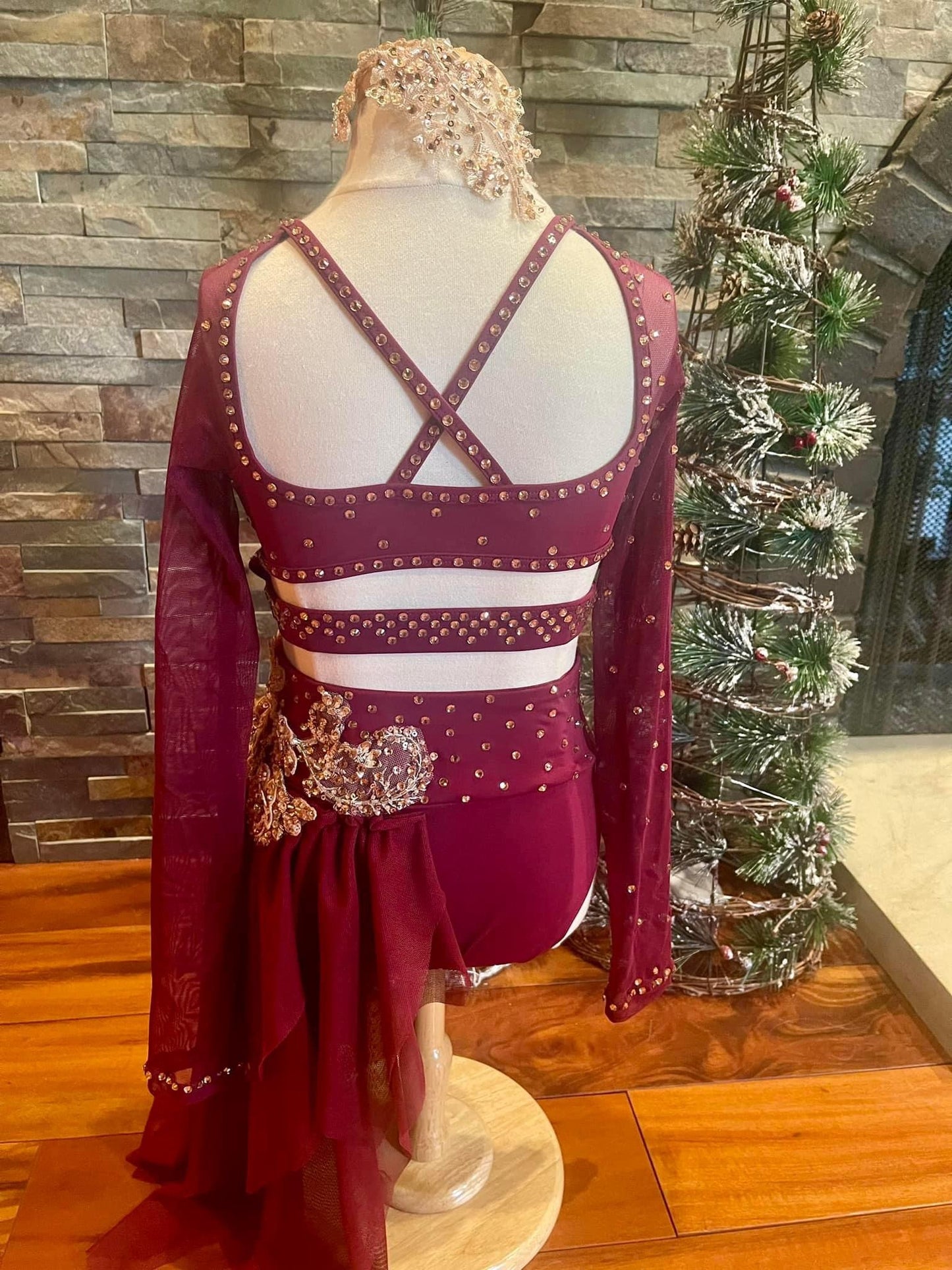 RENTAL: Burgundy Semi-Custom Costume (CL)